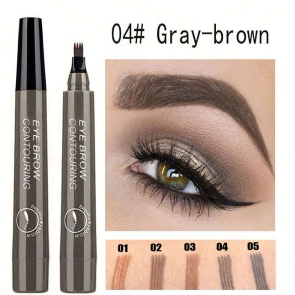 New! Waterproof Liquid Eyebrow Pen with Microblading Tip! - Picture 3 of 4